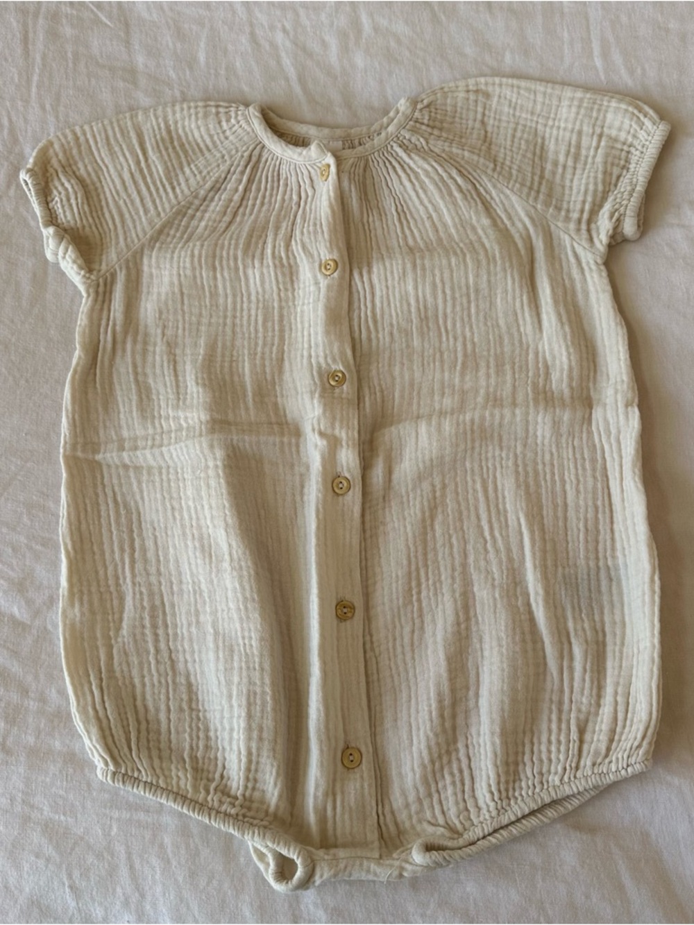 H&M Organic Cotton Gauze Muslin Romper 18 Months